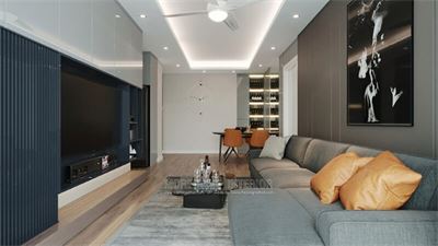 Thiết kế phòng khách ấn tượng cho không gian sống của gia đình