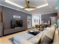 Mẫu thiết kế phòng khách đẹp được chuộng tại khu vực Hà Nội