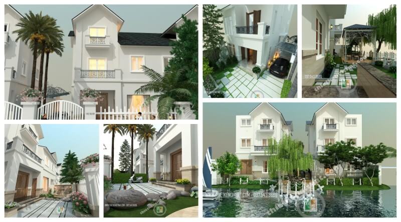 thiết kế biệt thự hiện đại