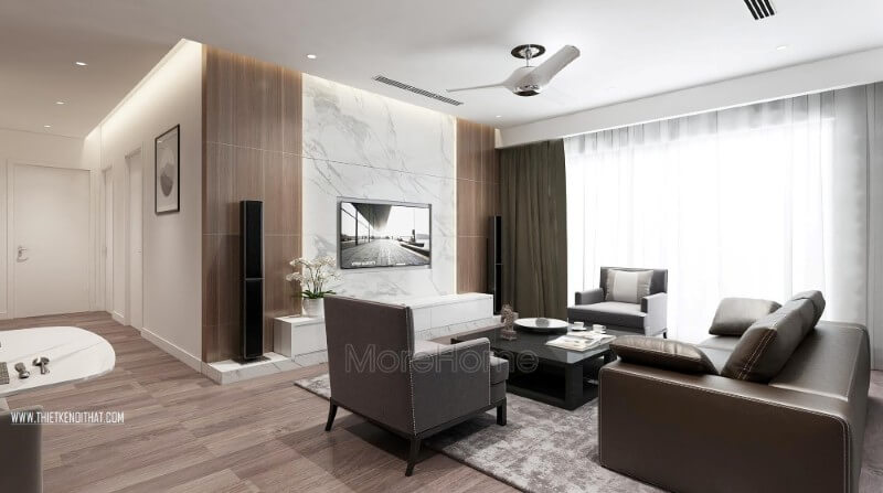 Bật mí các mẫu thiết kế phòng khách đẹp ấn tượng
