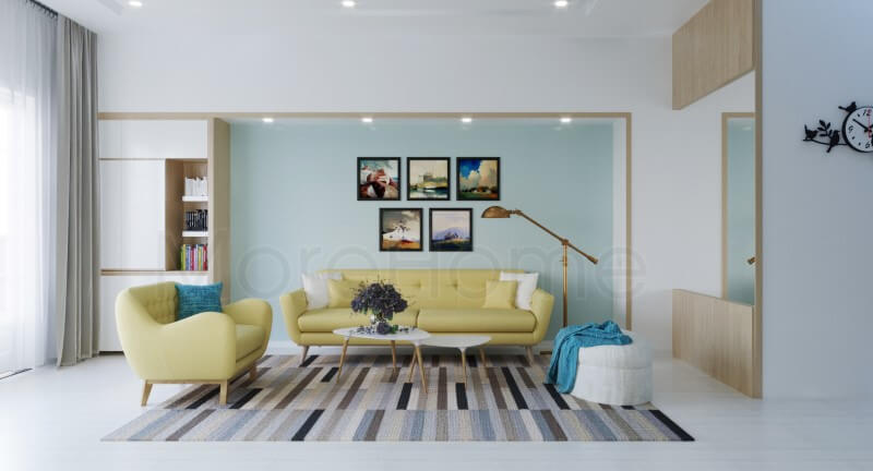 Thiết kế nội thất phòng khách phong cách hiện đại, độc đáo cho nhà phố ở City Land Gò Vấp Ngắm nhìn các mẫu trang trí phòng khách sang trọng và tiện nghi