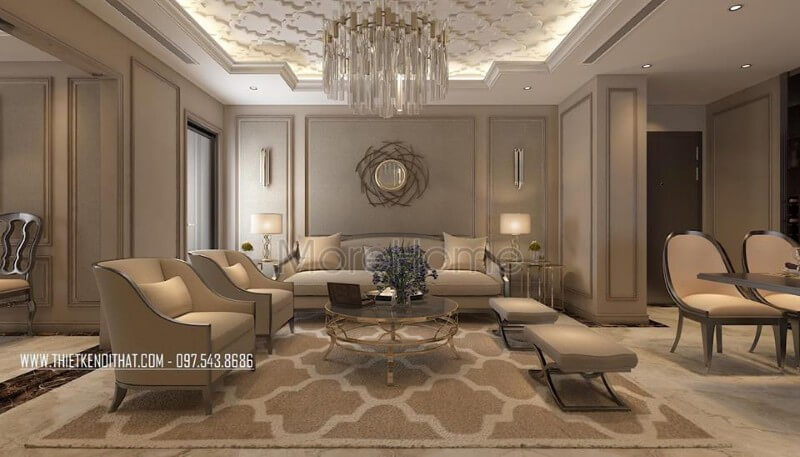 Top các mẫu thiết kế phòng khách đa phong cách ấn tượng