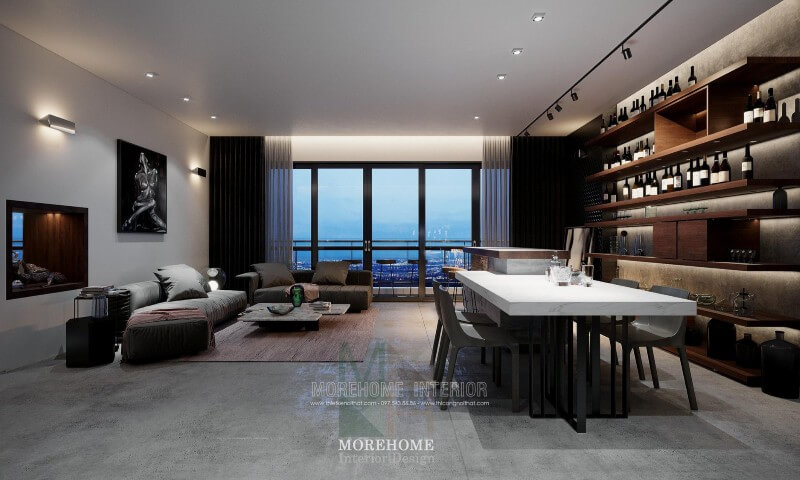 Thiết kế phòng khách hiện đại 
