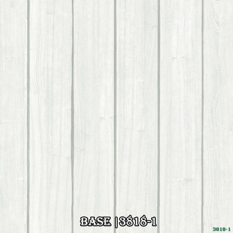 Không gian được trang trí một cách giản dị bằng mẫu giấy dán tường gỗ màu trắng 3818-1.