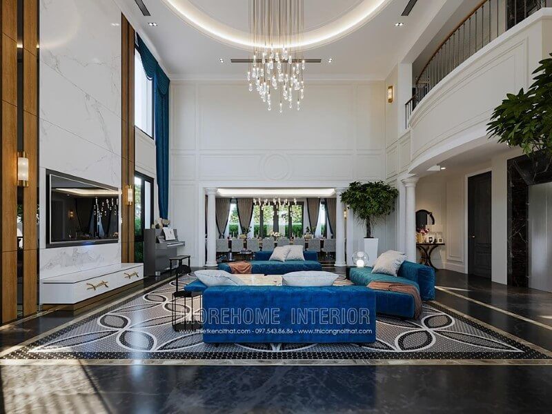 Morehome đề nghị một mẫu thiết kế nội thất biệt thự đẹp cao cấp tại Hải Phòng.