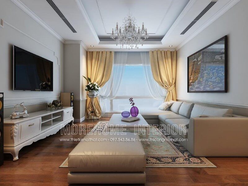 Thiết kế, sản xuất Sofa hiện đại MS-010 bọc da màu ghi đẹp, tiện lợi cho phòng khách biệt thự